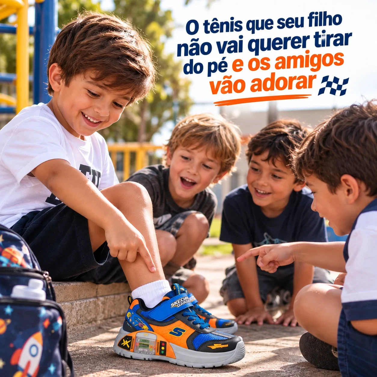 TurboPé© – Tênis com Garagem de Carrinho + Pista Radical — imagem 3