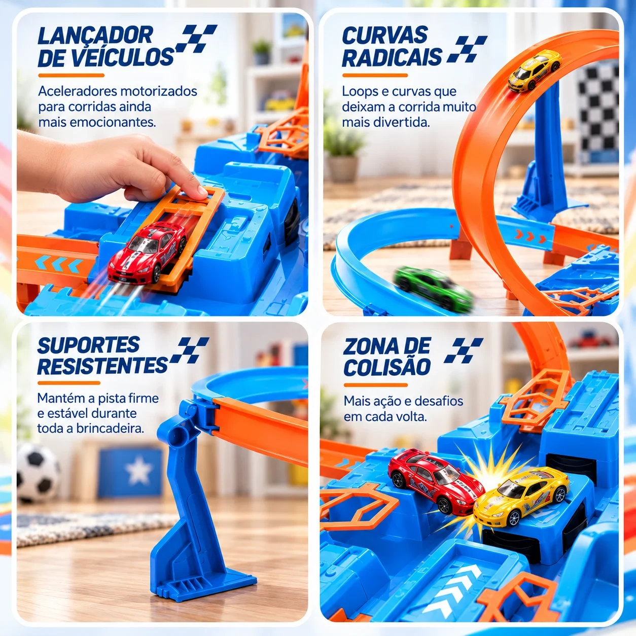 TurboCar™ – Mega Pista Radical | 3 Carrinhos — imagem 5