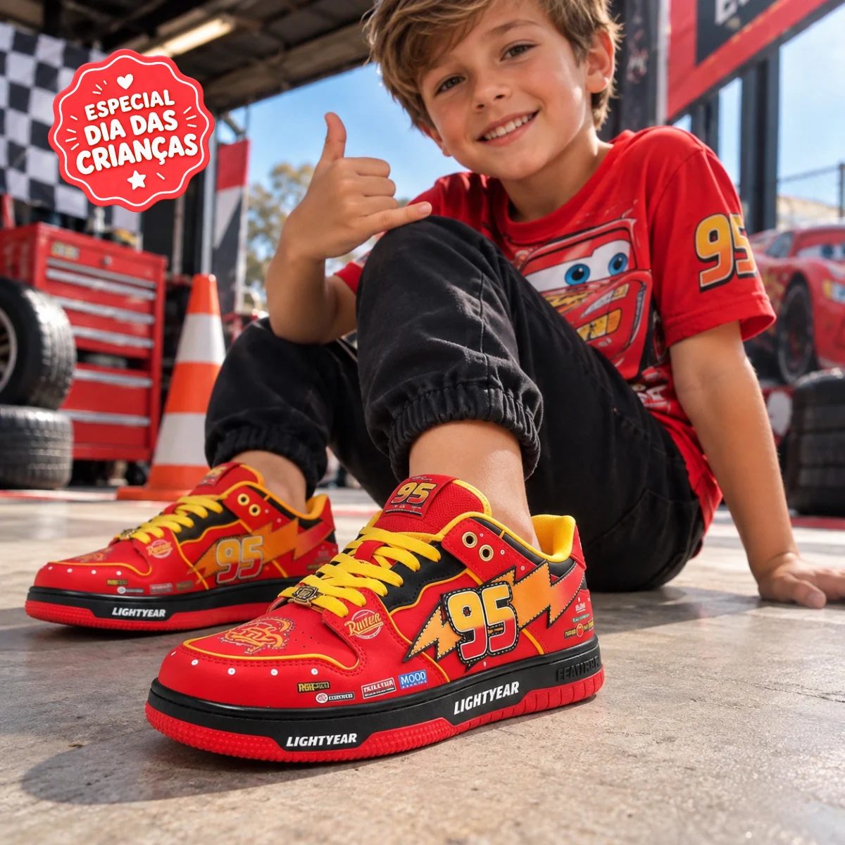 Turbo95© – Tênis Infantil Radical | Nome Personalizado