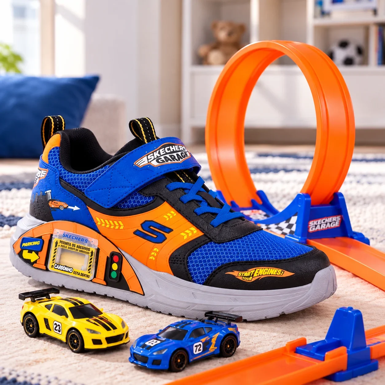 TurboPé© – Tênis com Garagem de Carrinho + Pista Radical — imagem 8