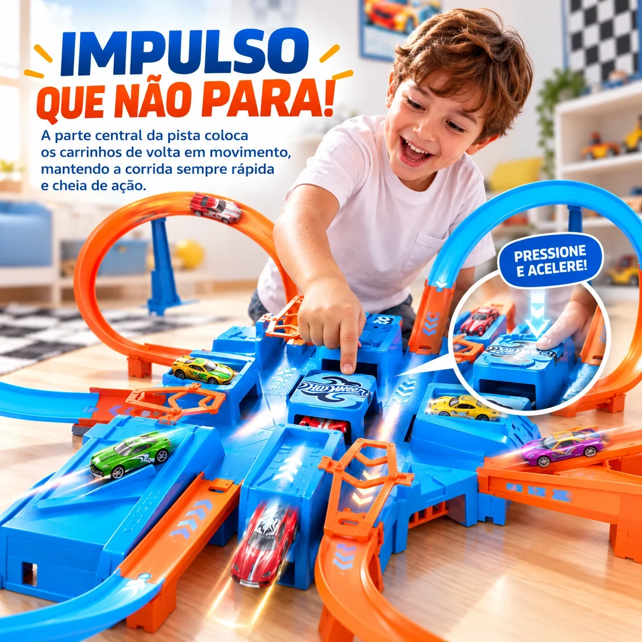 TurboCar™ – Mega Pista Radical | 3 Carrinhos — imagem 4