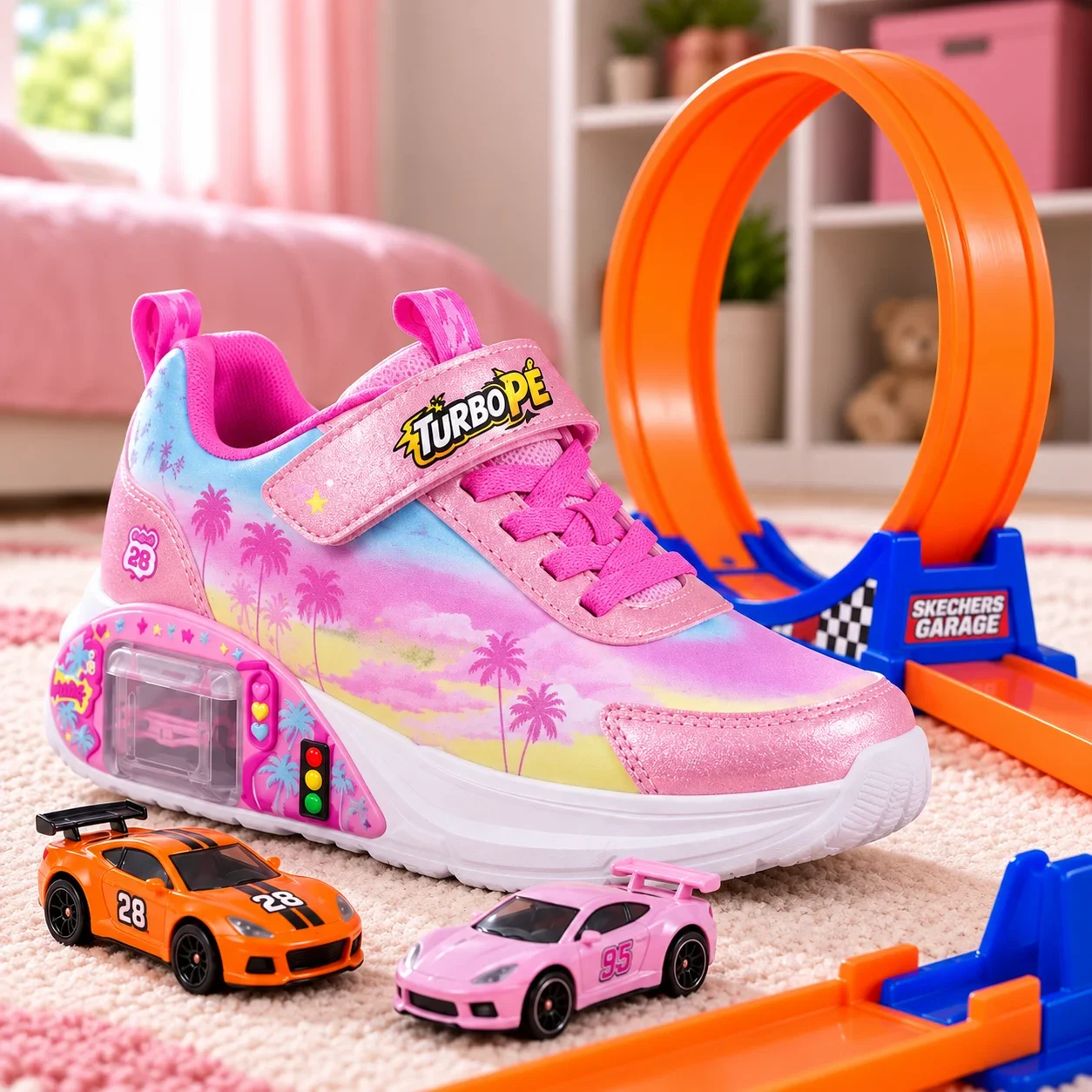 TurboPé© – Tênis com Garagem de Carrinho + Pista Radical — imagem 10