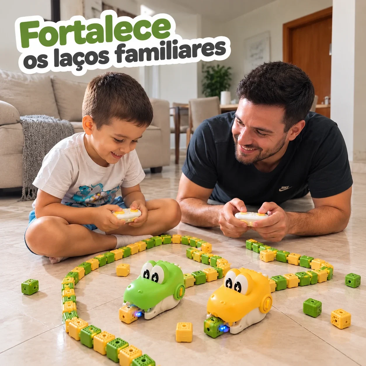 SnakeFun™ – Jogo Interativo | Kit 2 Cobrinhas + 2 Controles — imagem 3